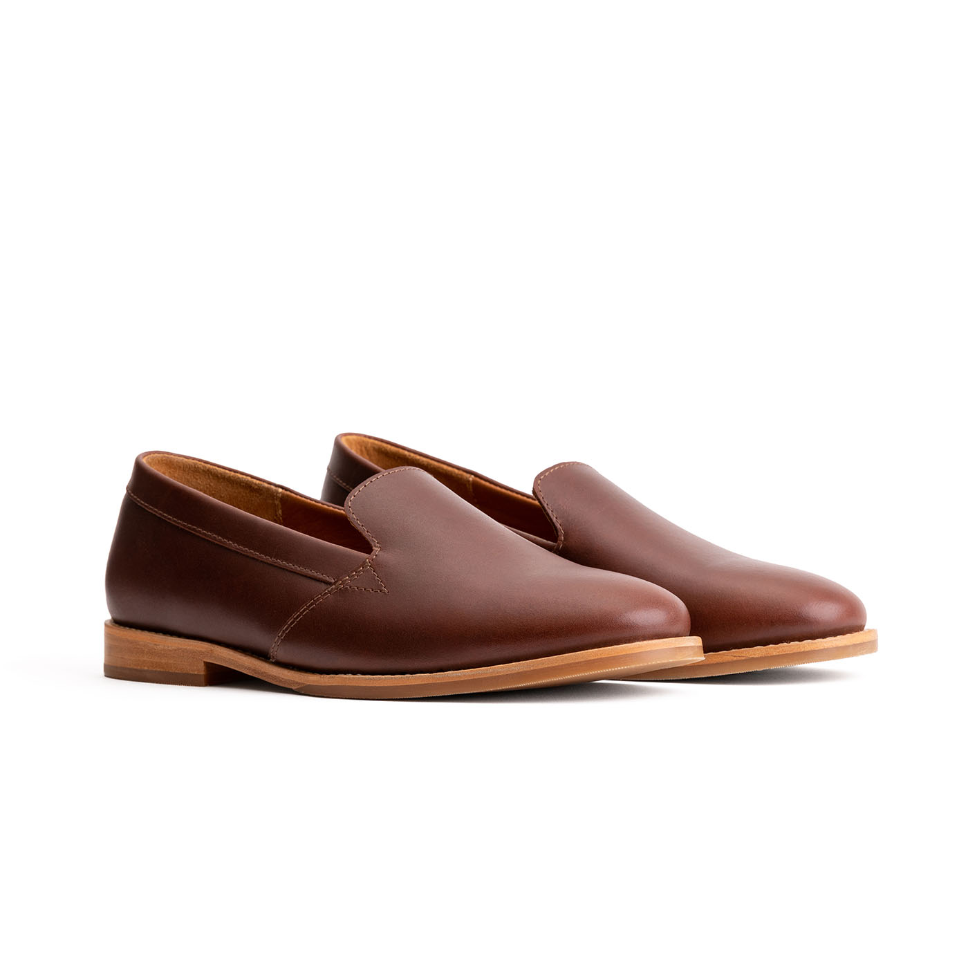'Almost Perfect' Rounded Leather Loafer