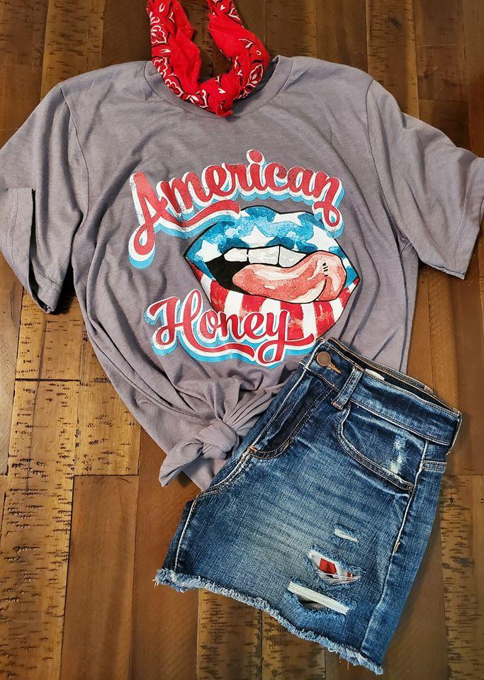 Distressed Liberty Pocket Shorts