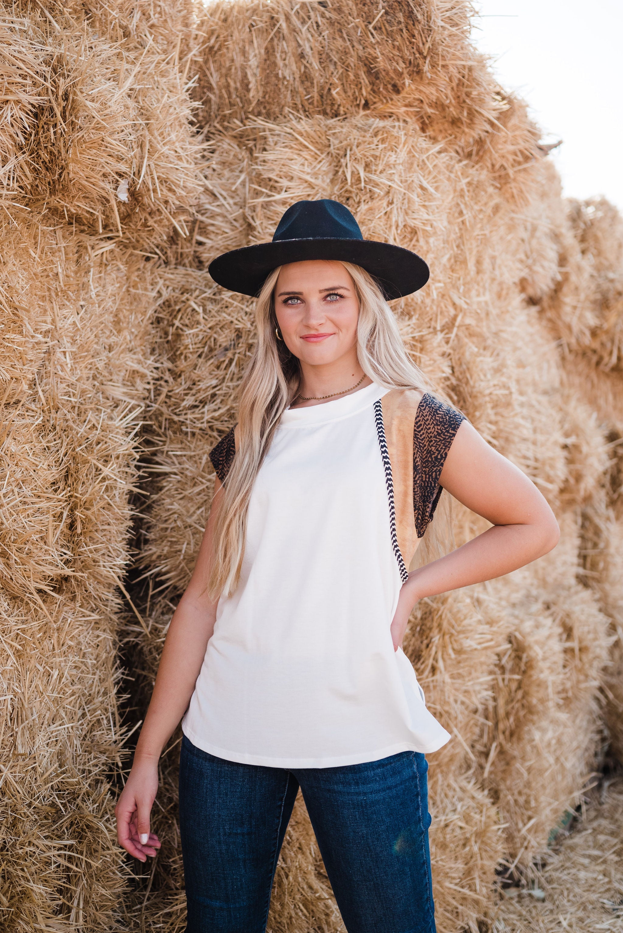 Harvest Wishes Contrast Top