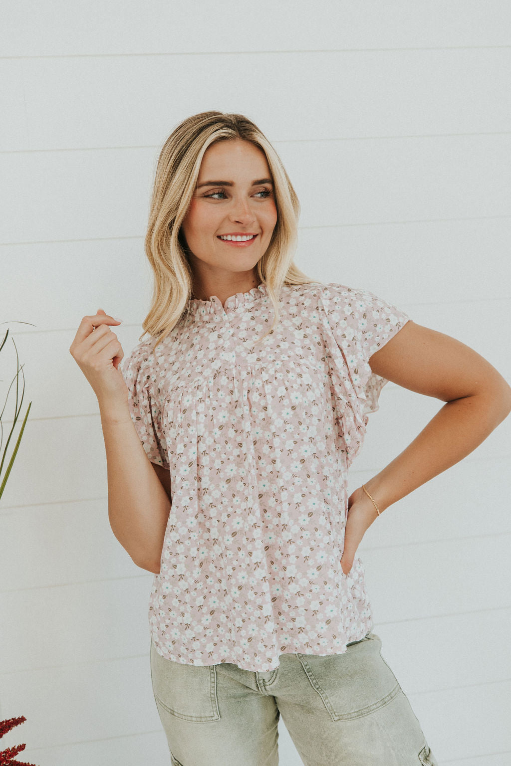 I'll Wait For You Floral Top