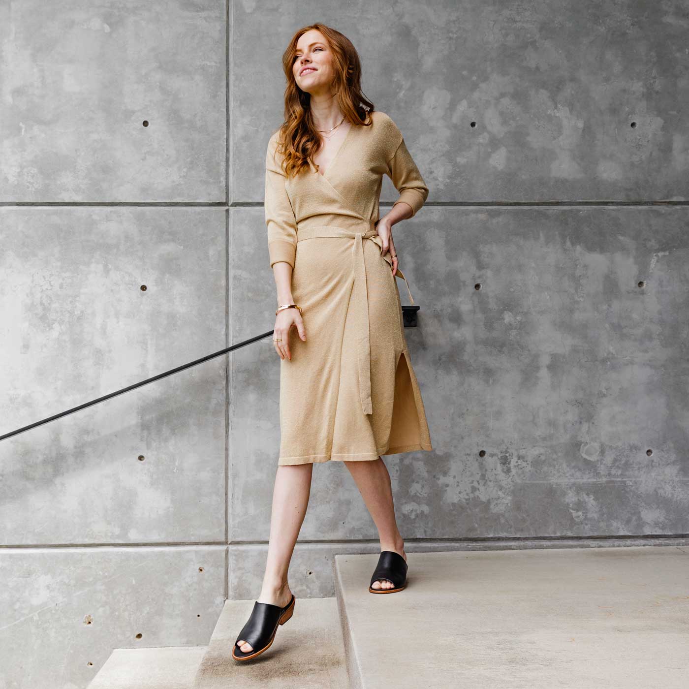 'Almost Perfect' Open Toe Mule