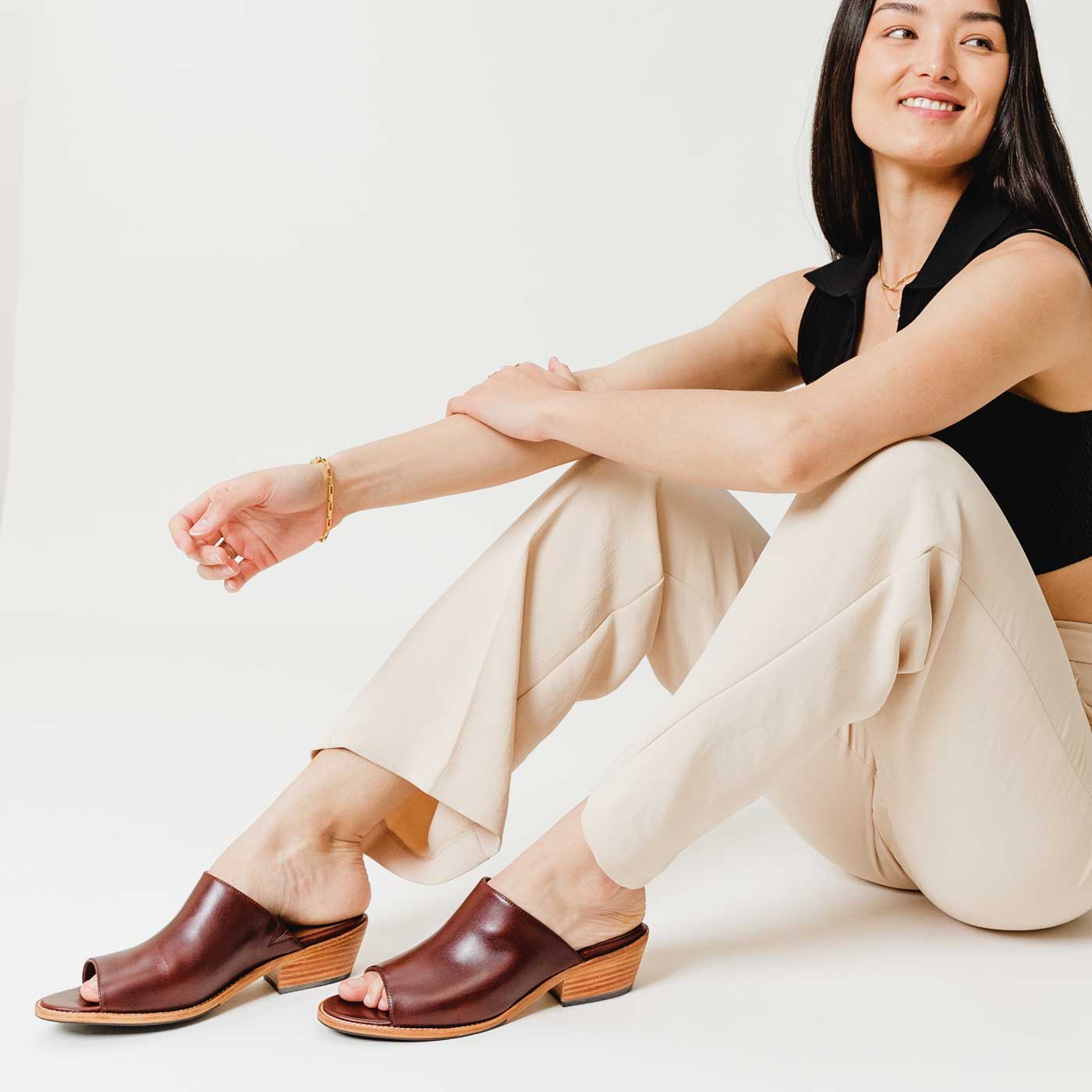 'Almost Perfect' Open Toe Mule
