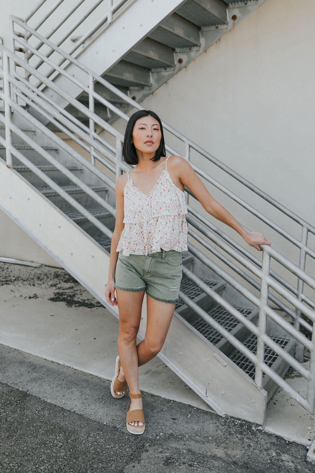 Speak To Your Heart Floral Tank