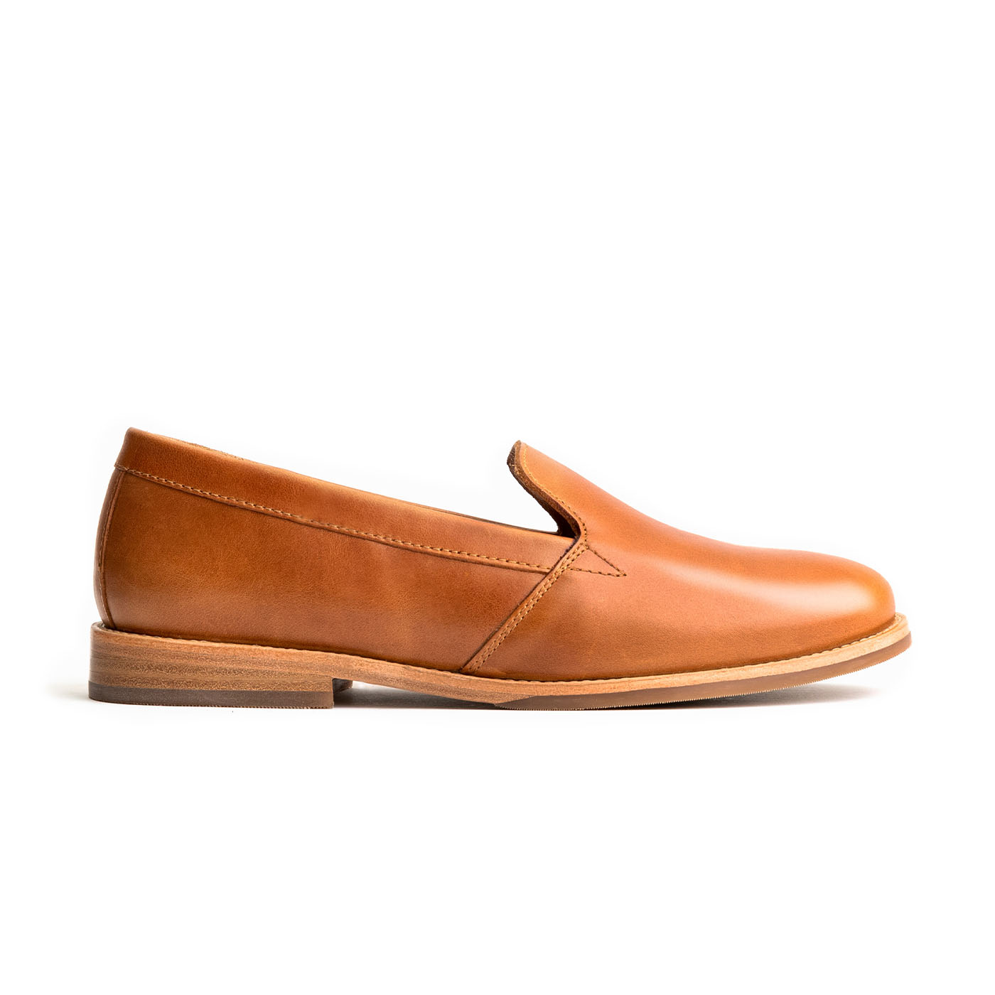 'Almost Perfect' Rounded Leather Loafer