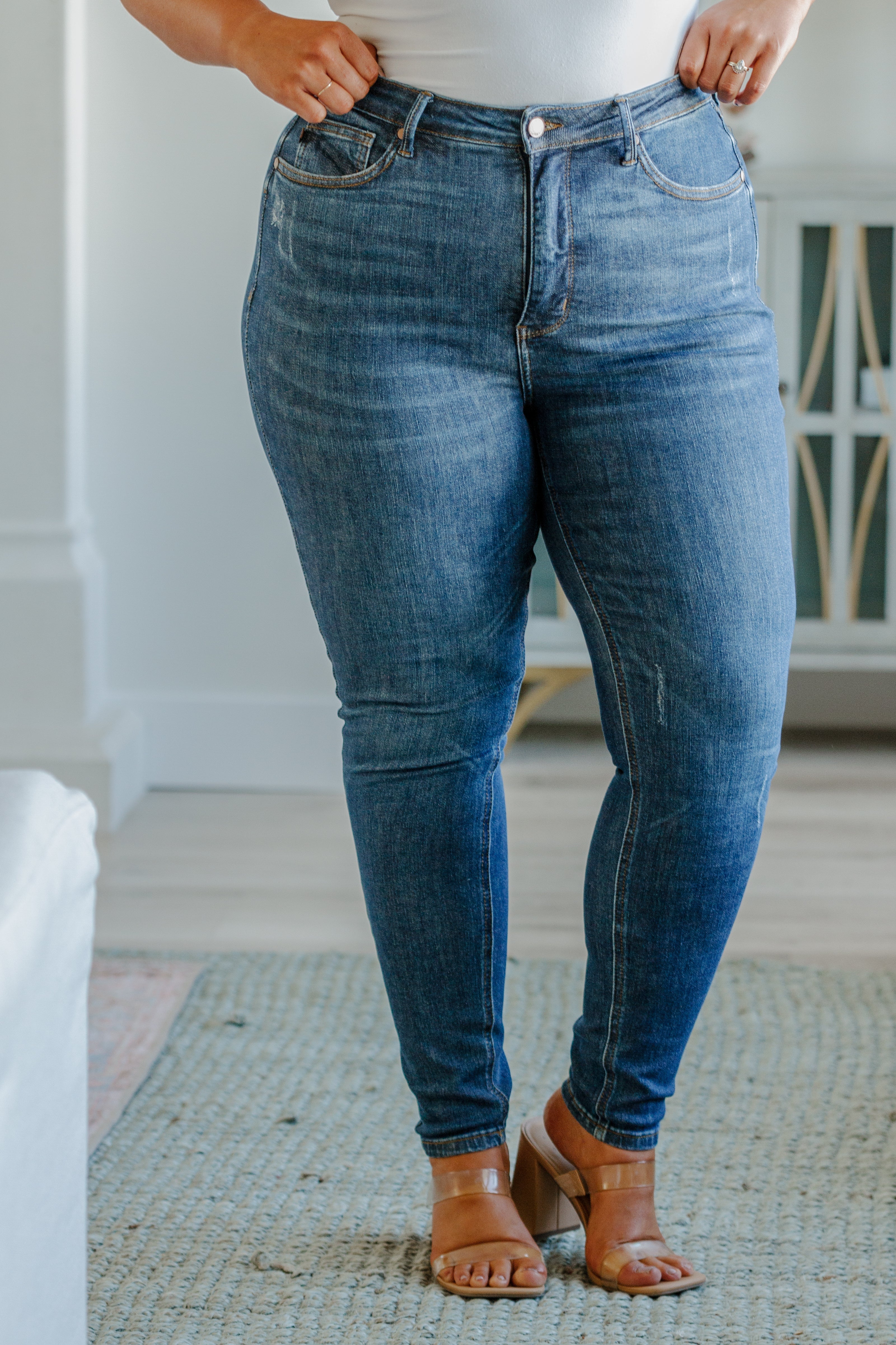 Cora High Rise Control Top Skinny Jeans