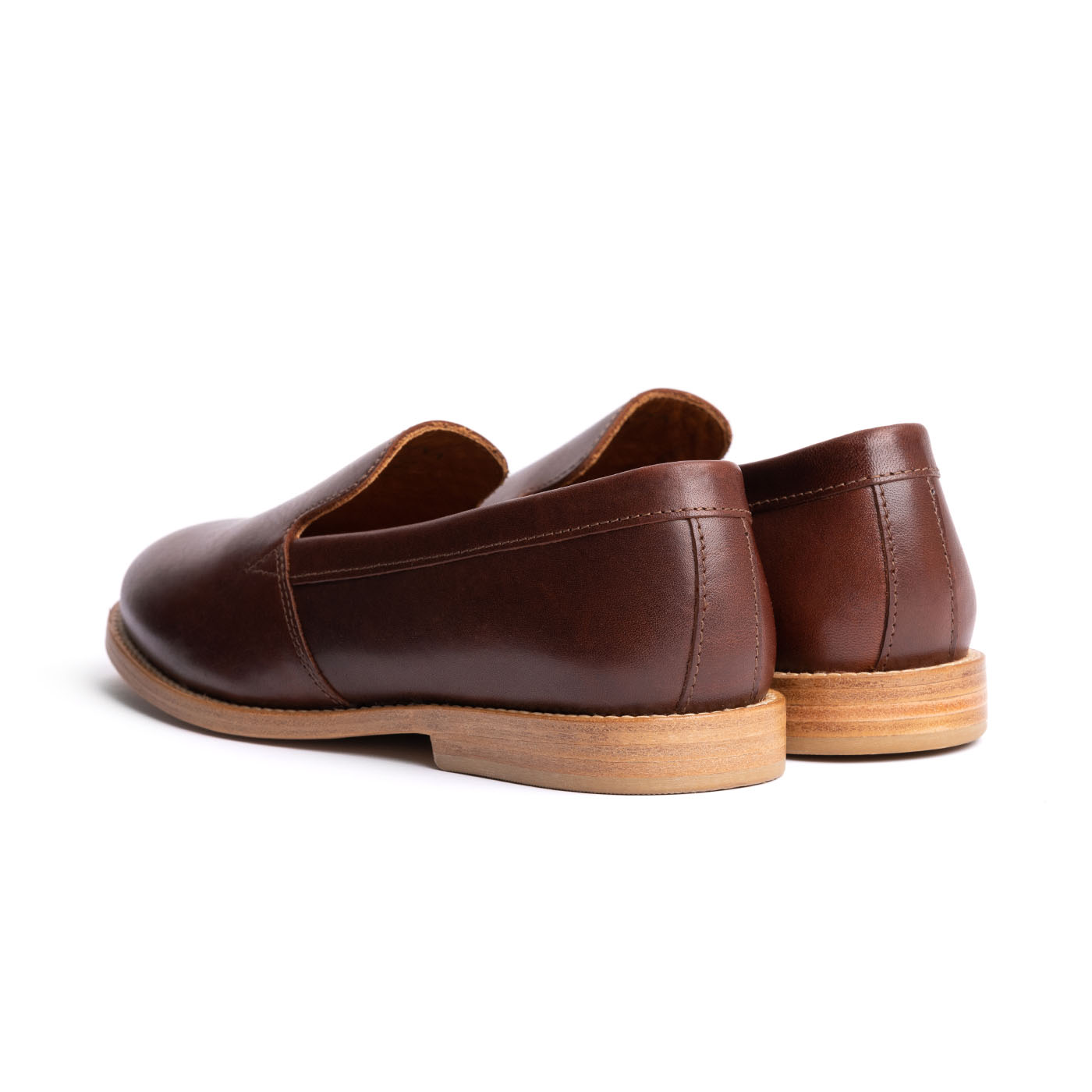 'Almost Perfect' Rounded Leather Loafer