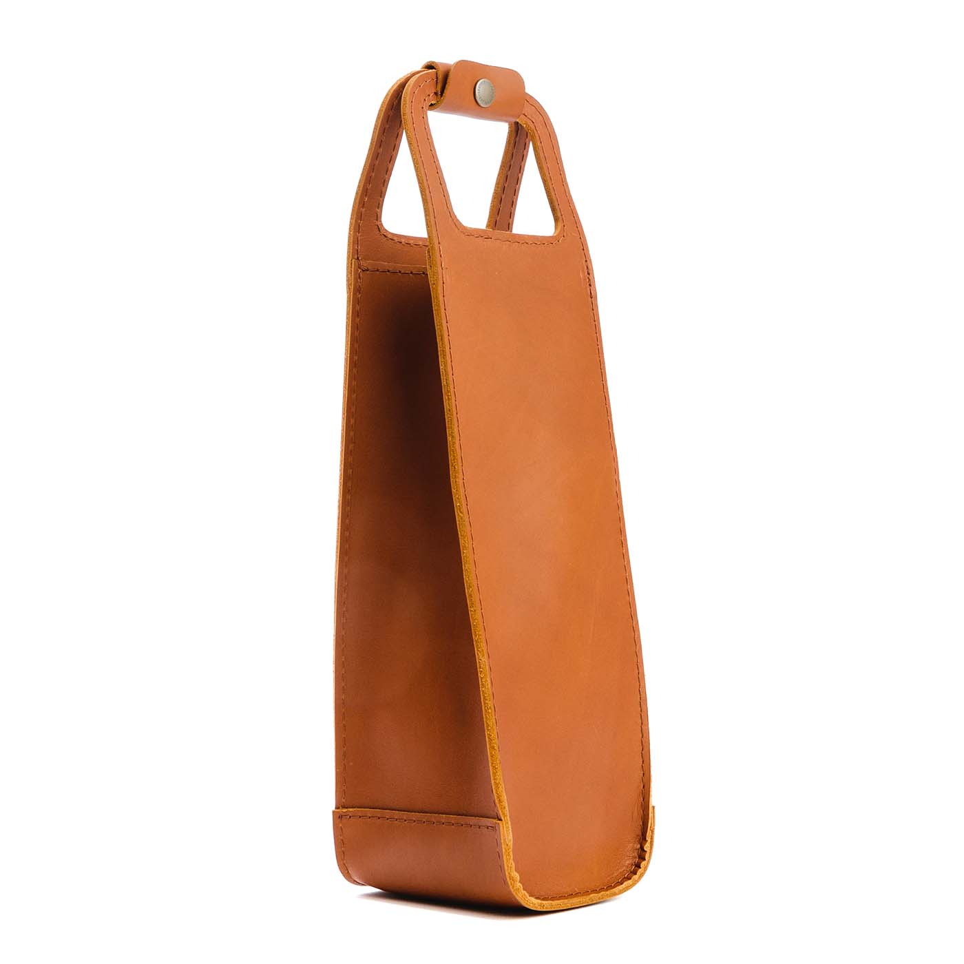 Leather Wine Tote