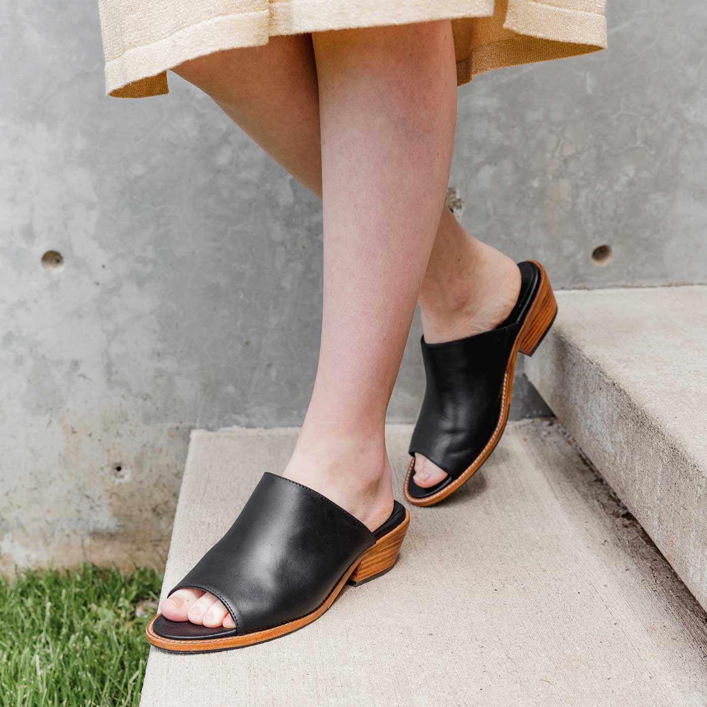 'Almost Perfect' Open Toe Mule
