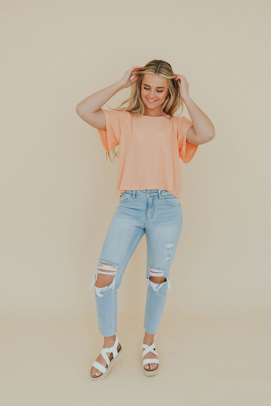 Believe In Me Bell Sleeve Top