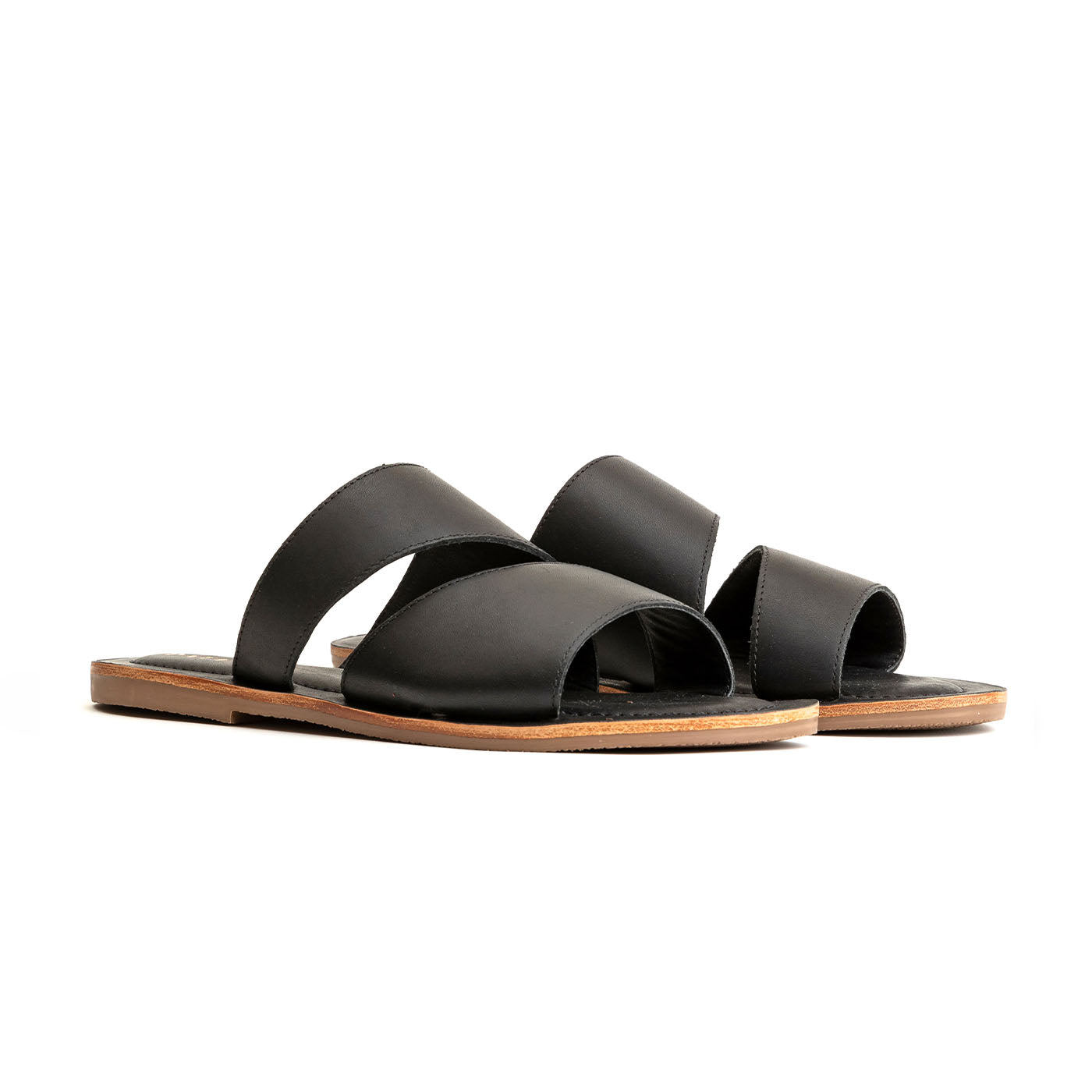 'Almost Perfect' Double Swirl Slide Sandal