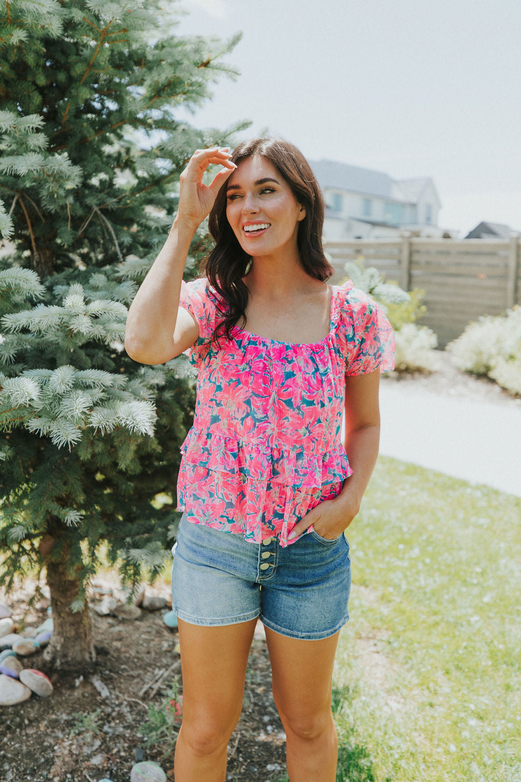 Can't Change Floral Blouse