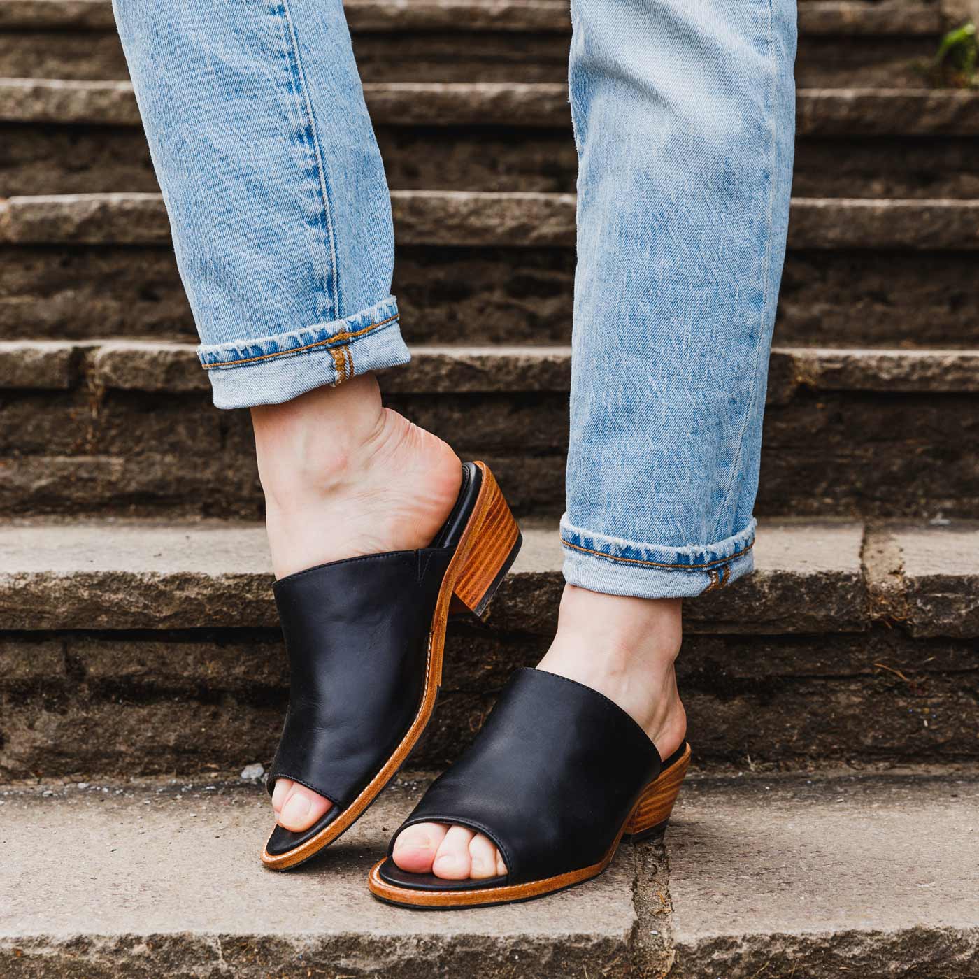 'Almost Perfect' Open Toe Mule