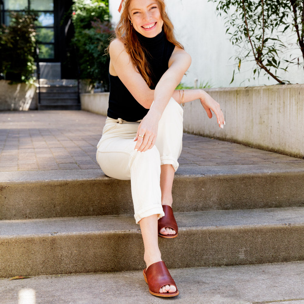 'Almost Perfect' Open Toe Mule