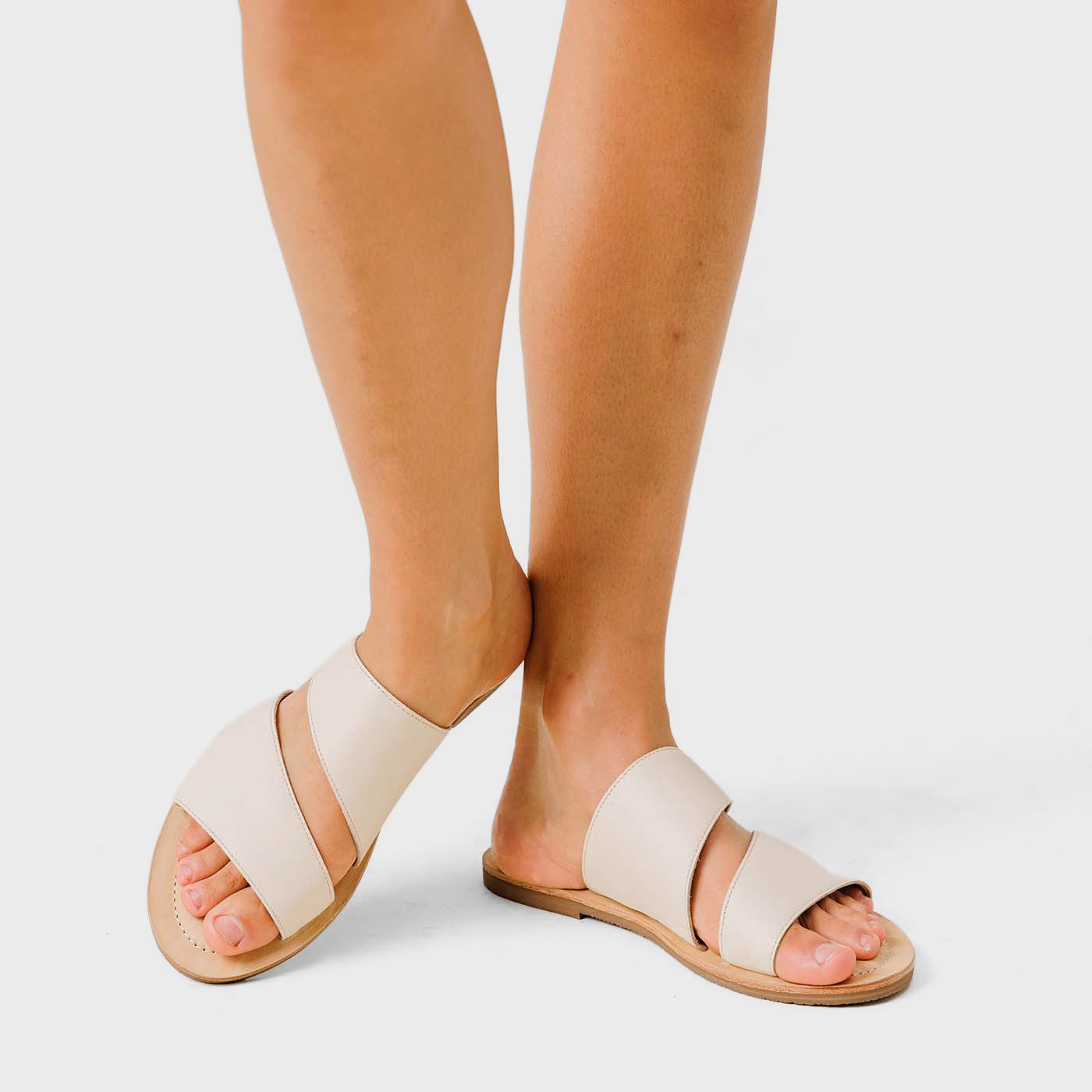 'Almost Perfect' Double Swirl Slide Sandal