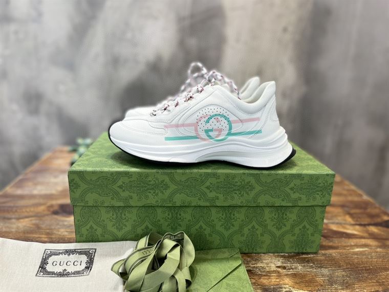 Best Replica GUCCI RUN SIDE-STRIPE SNEAKERS   GCC097 - Colareps