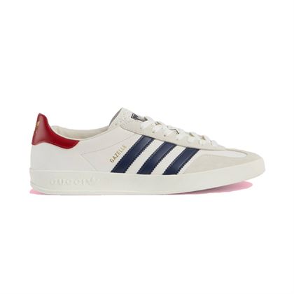 Best Replica GUCCI X ADIDAS GAZELLE LOW-TOP SNEAKERS IN WHITE   GCC030 - Colareps