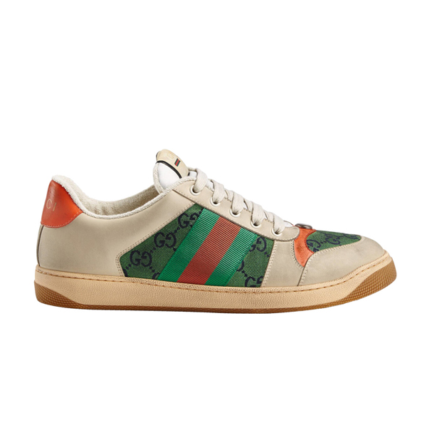Best Replica GUCCI SCREENER GG WHITE GREEN   GCC056 - Colareps