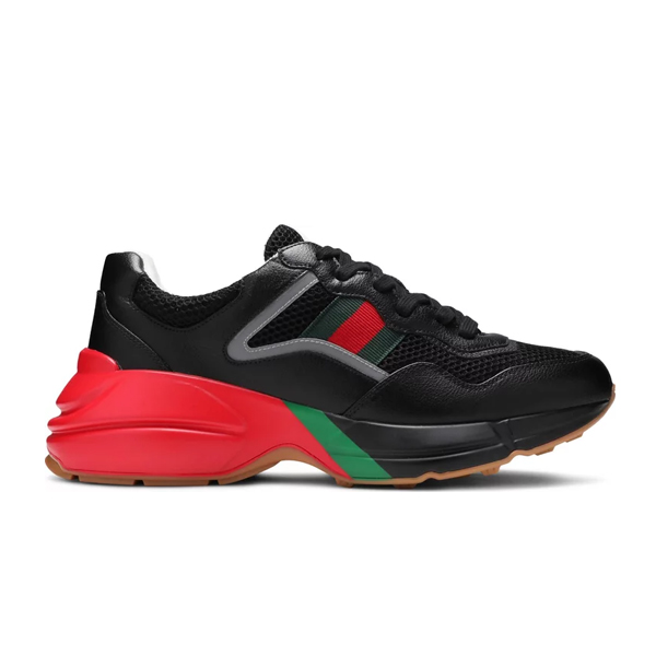 Best Replica GUCCI RHYTON SNEAKER IN RED BLACK   GCC099 - Colareps