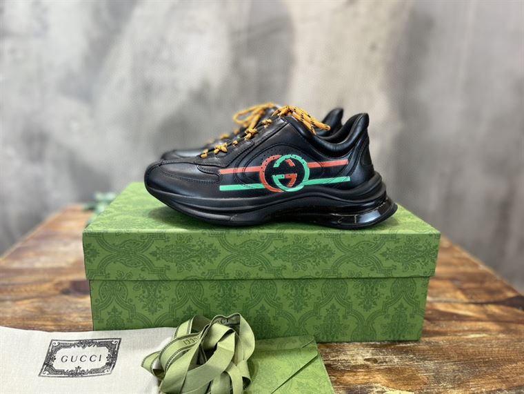 Best Replica GUCCI RUN SIDE-STRIPE SNEAKERS   GCC095 - Colareps