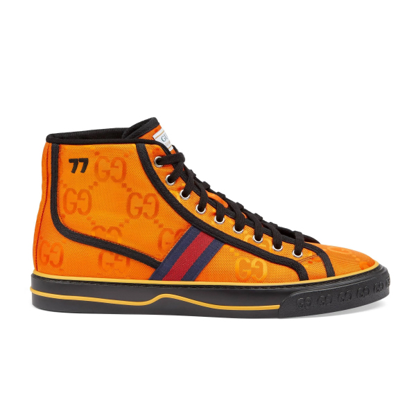 Best Replica GUCCI Dupes Shoes OFF THE GRID HIGH TOP ORANGE   GCC049 - Colareps