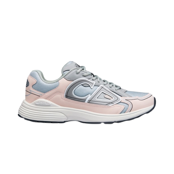 Best Replica DIOR B30 SNEAKER GRAY MESH AND LIGHT PINK AND GRAY TECHNICAL FABRIC   DO058 - Colareps