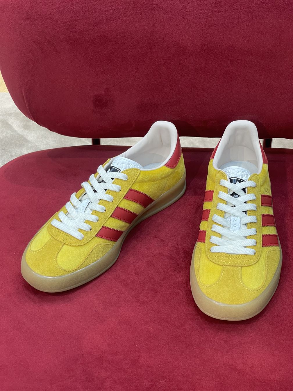Best Replica GUCCI Dupes Shoes I X ADIDAS MENS GAZELLE SNEAKER   GCC023 - Colareps