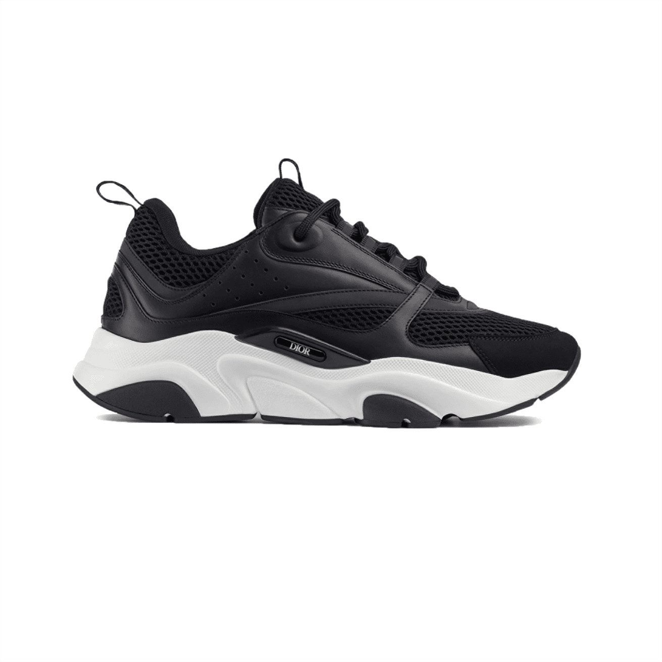 Best Replica DIOR B22 SNEAKERS BLACK TECHNICAL MESH AND CALFSKIN   DO004 - Colareps