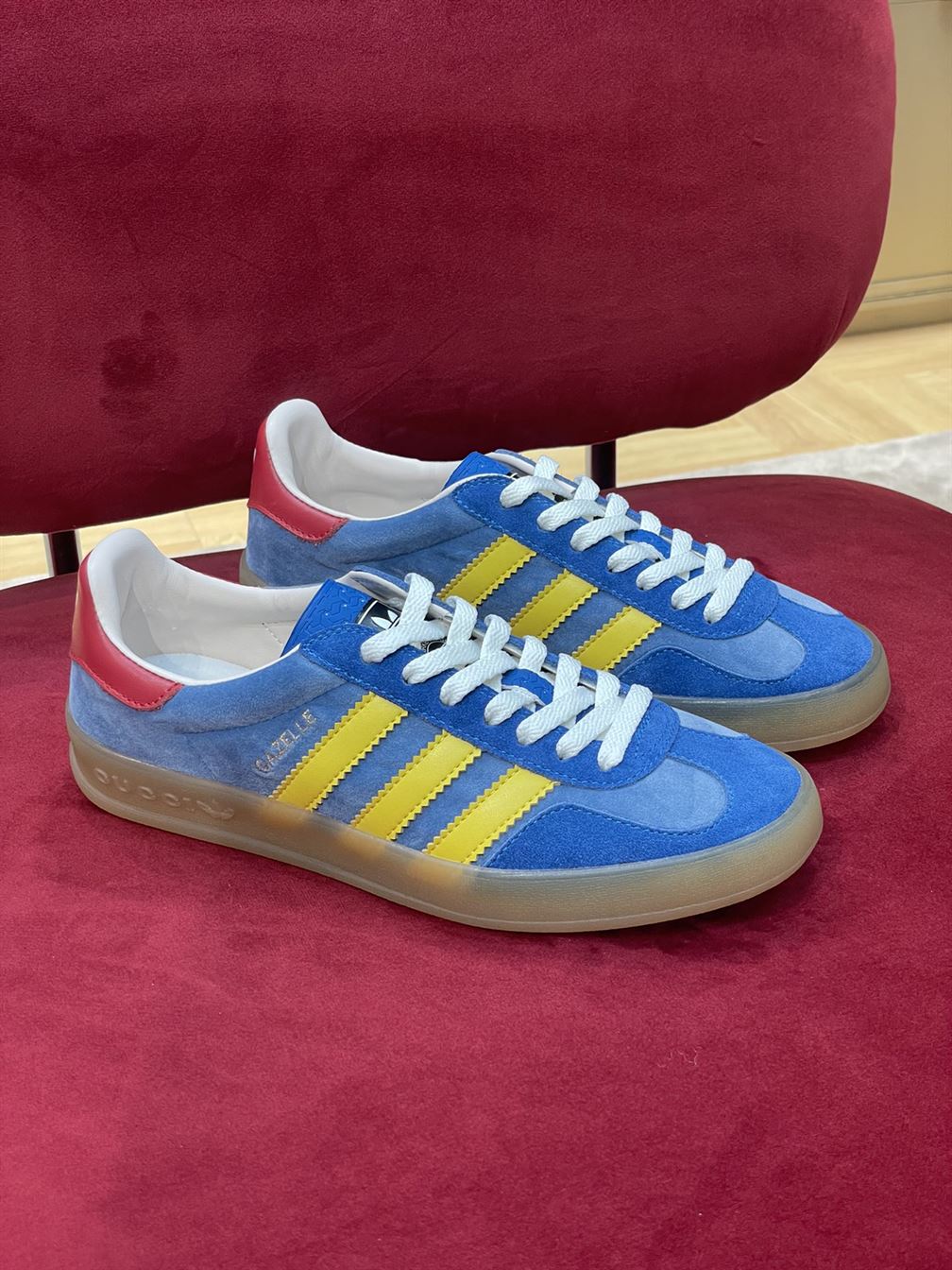Best Replica GUCCI Dupes Shoes I X ADIDAS MENS GAZELLE SNEAKER   GCC022 - Colareps
