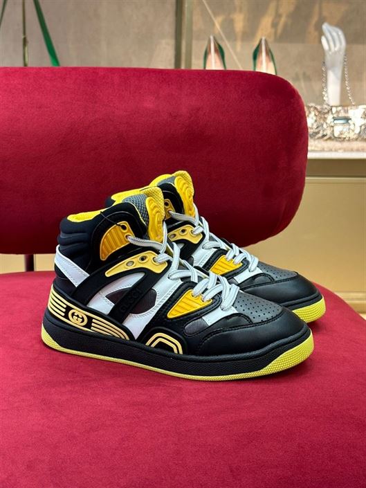 Best Replica GUCCI BASKET HIGH-TOP SNEAKERS   GCC080 - Colareps