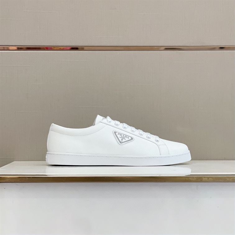 Best Replica PRADA BRUSHED LEATHER SNEAKERS   PRS014 - Colareps