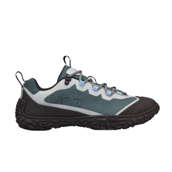 Best Replica DIORIZON HIKING SHOE GREEN-GREY TECHNICAL MESH AND BLACK RUBBER   DO085 - Colareps
