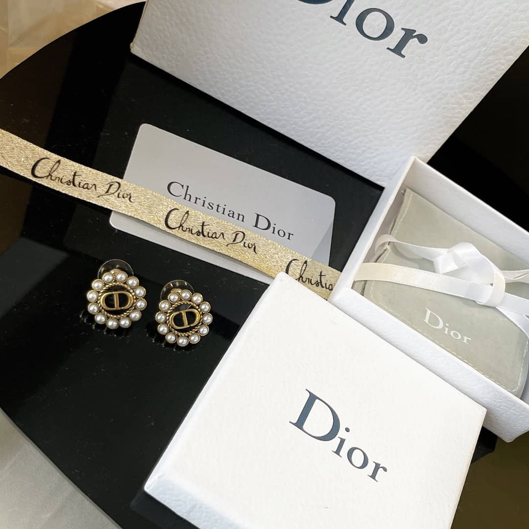 Best Replica Wholesale Christian Dior Logo Earring - Colareps
