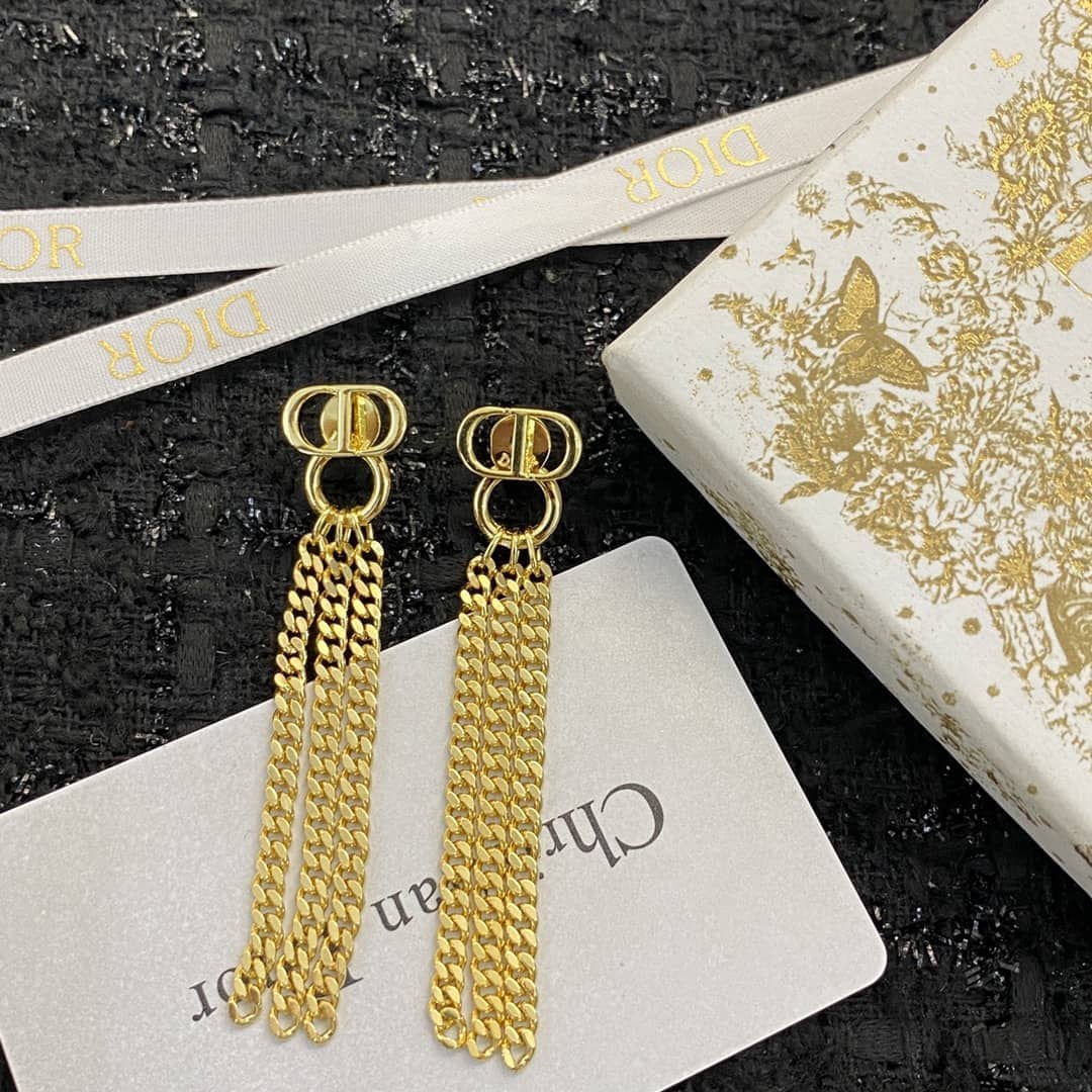 Best Replica Knockoff Christian Dior Logo Earring - Colareps