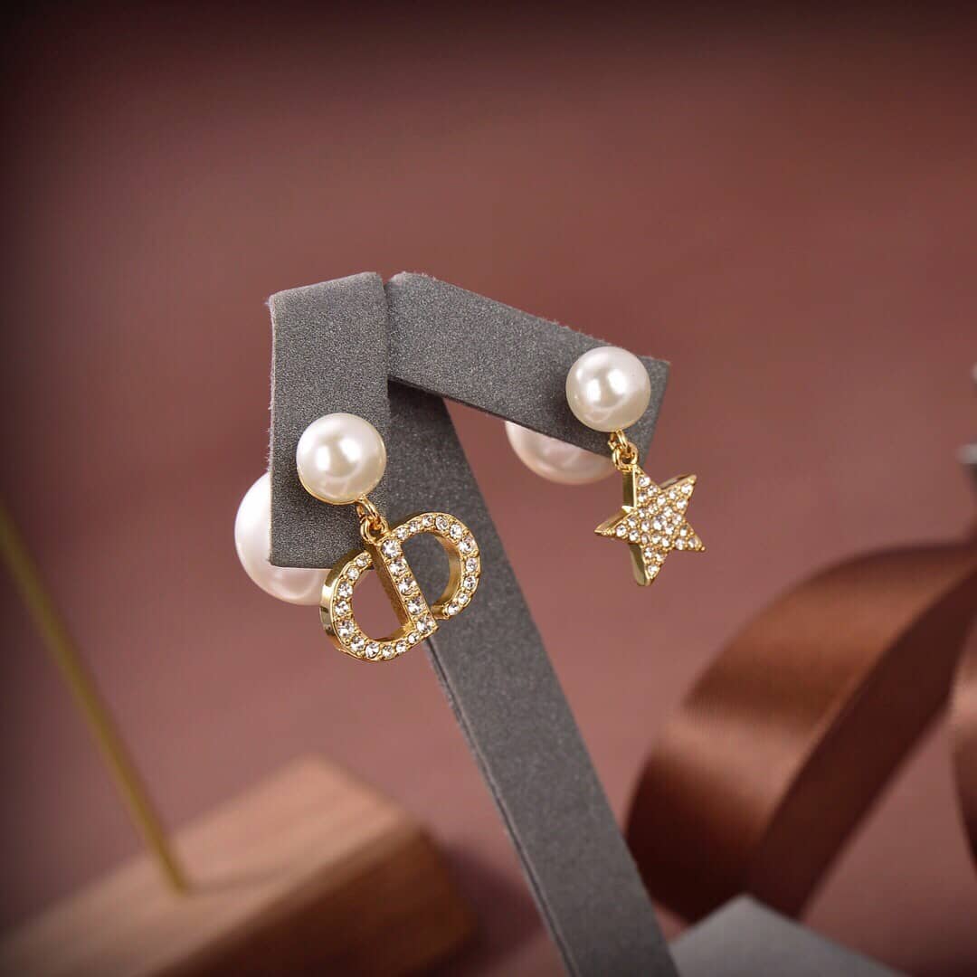 Best Replica Wholesale Christian Dior Logo Earring - Colareps