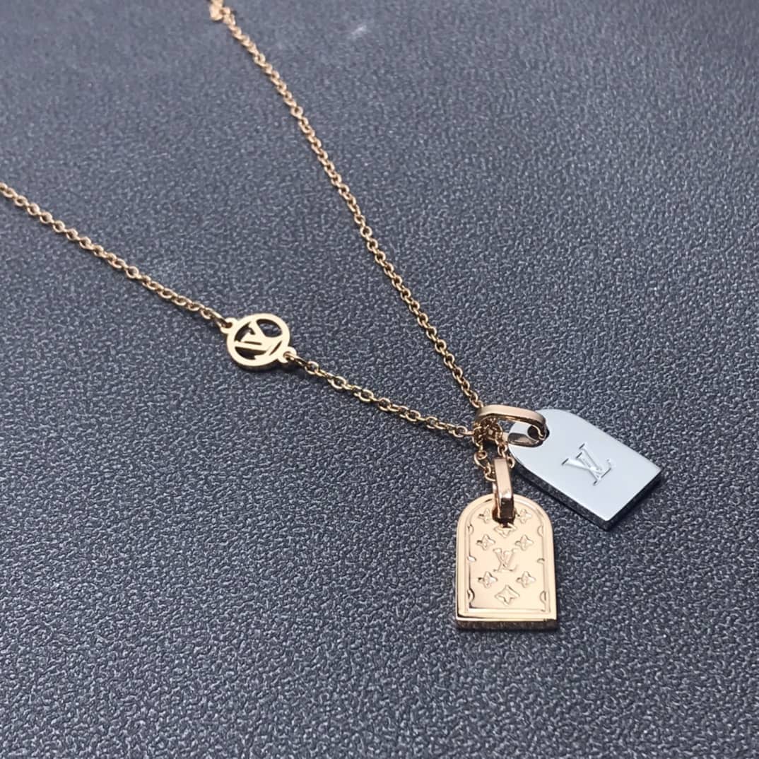 Best Replica Wholesale Louis vuitton Logo Necklace - Colareps