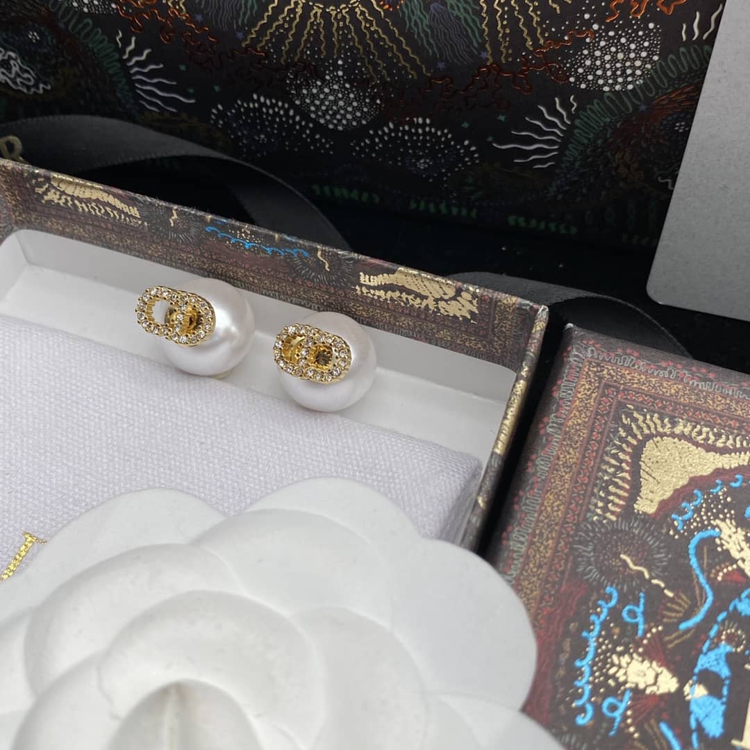 Best Replica Knockoff Christian Dior Logo Earring - Colareps