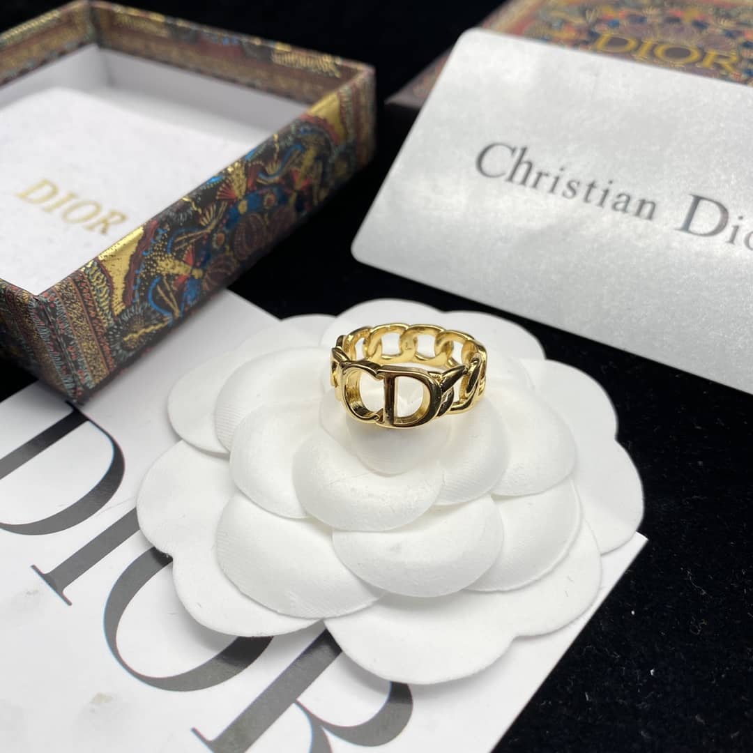 Best Replica Knockoff Christian Dior Logo Ring - Colareps