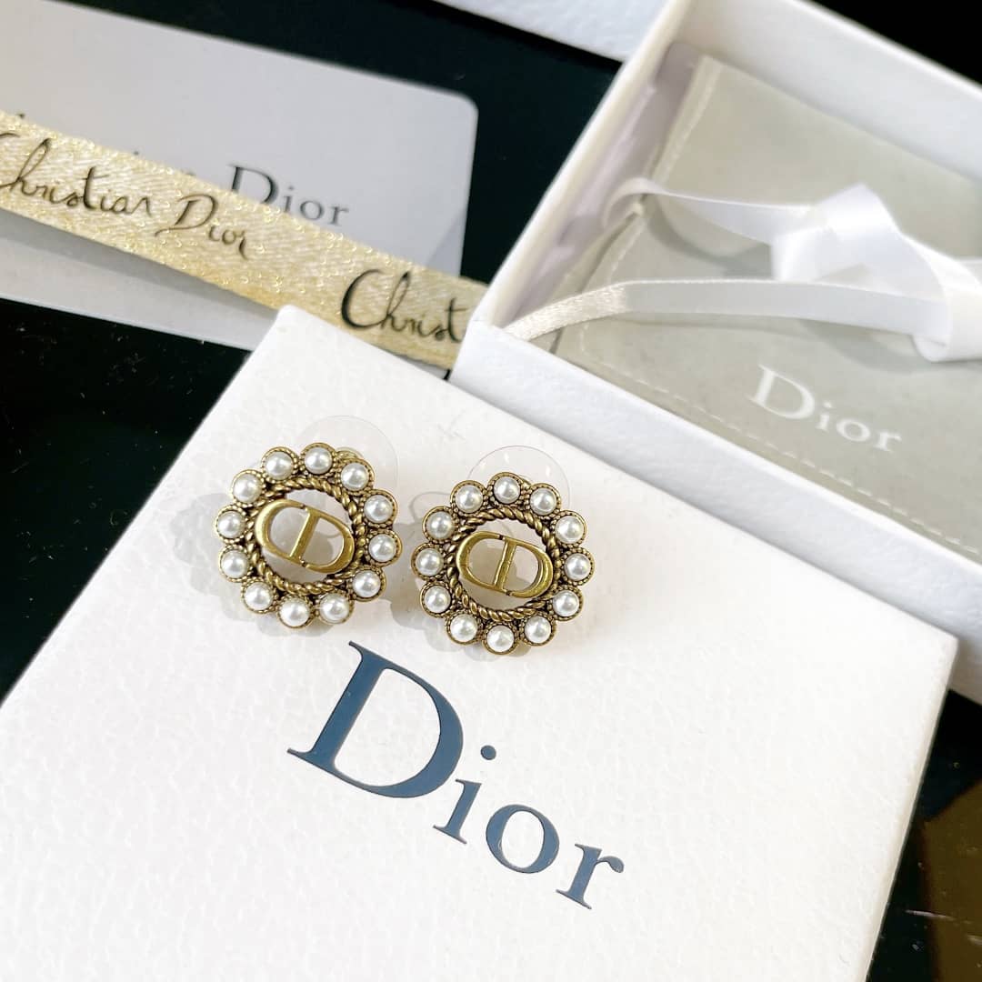 Best Replica Wholesale Christian Dior Logo Earring - Colareps