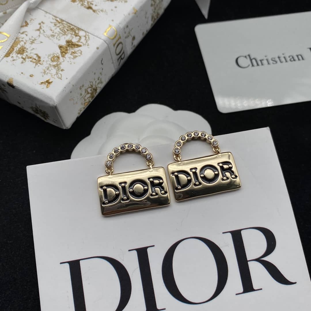 Best Replica Knockoff Christian Dior Logo Earring - Colareps