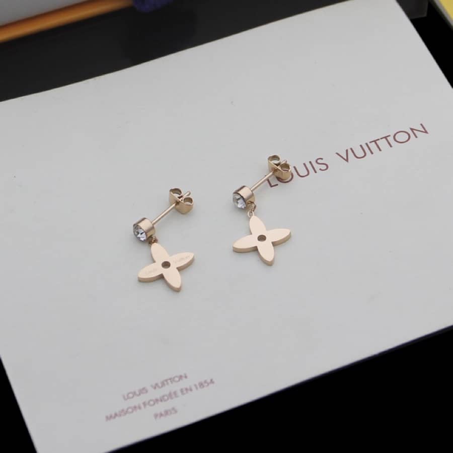 Best Replica LV Hoop Earrings Dupe Logo AAA+ - Colareps