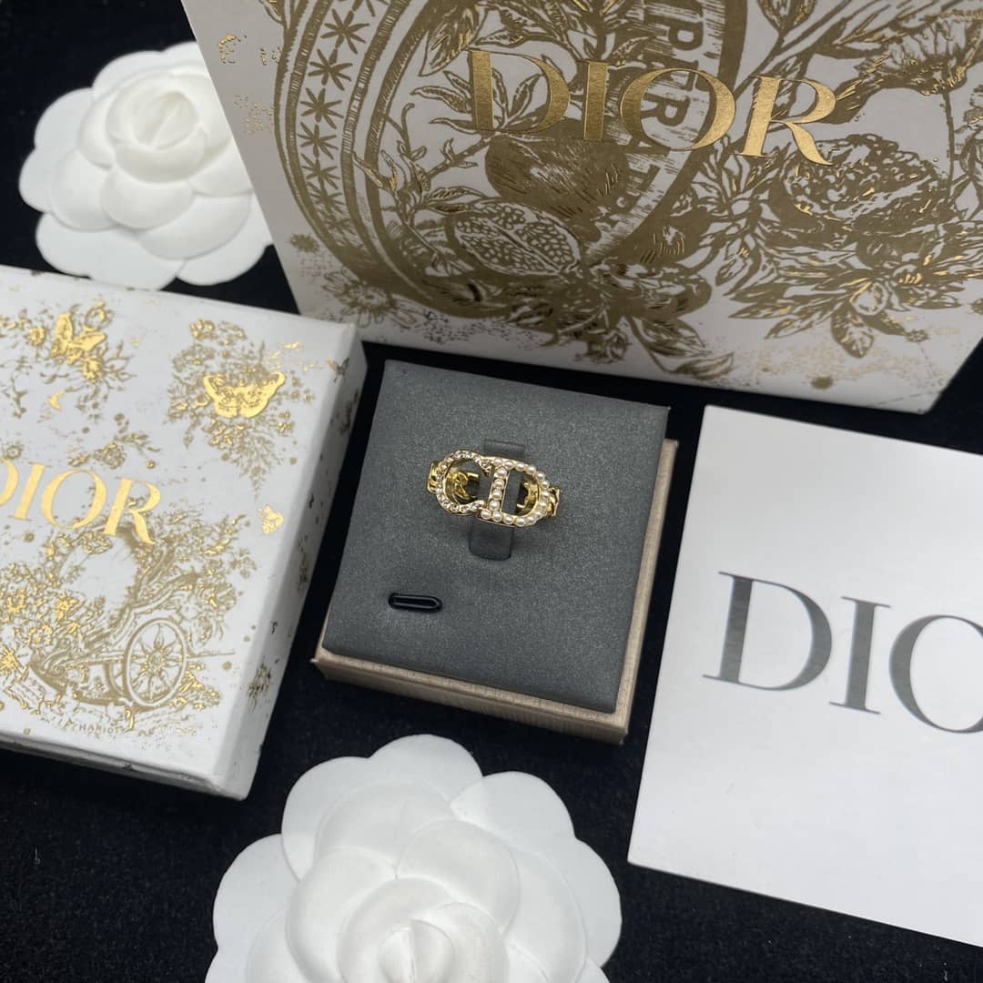 Best Replica Wholesale Christian Dior Logo Ring - Colareps