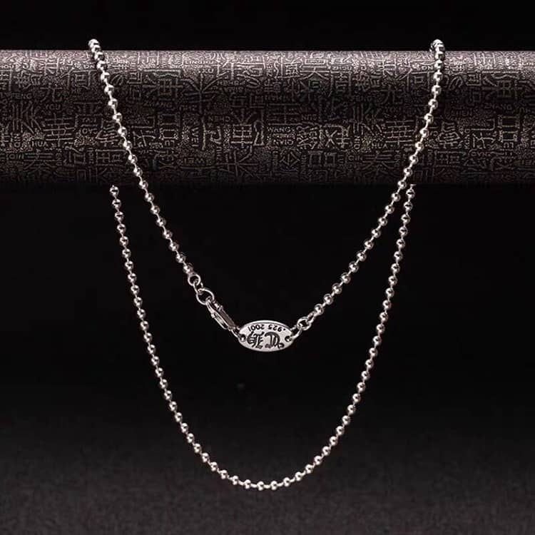 Best Replica Knockoff Chrome Hearts Logo Necklace - Colareps