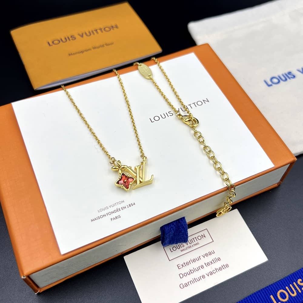 Best Replica Knockoff Louis vuitton Logo Necklace - Colareps