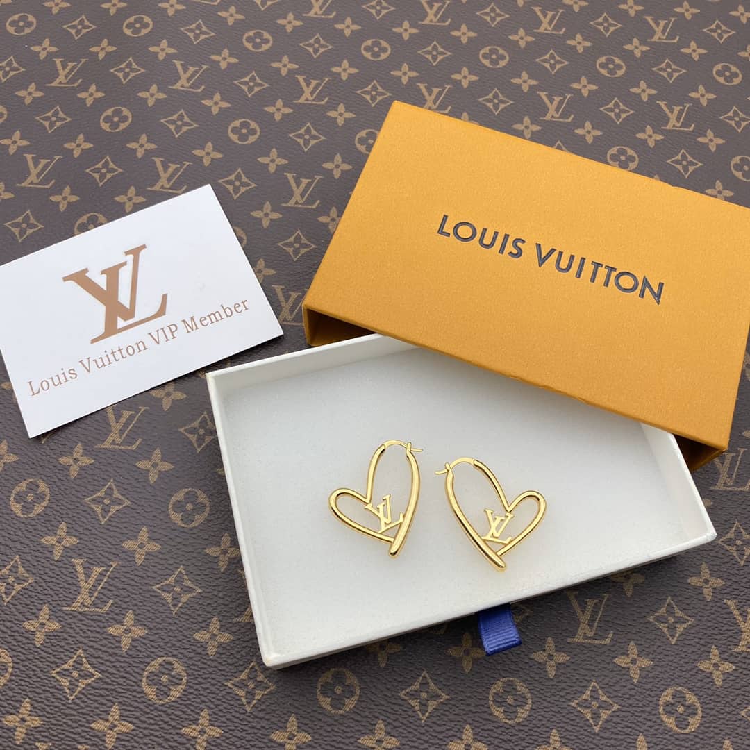 Best Replica LV Hoop Earrings Dupe Logo - Colareps