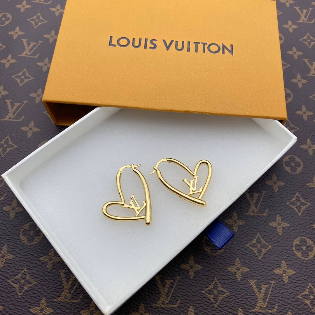 Best Replica LV Hoop Earrings Dupe Logo - Colareps