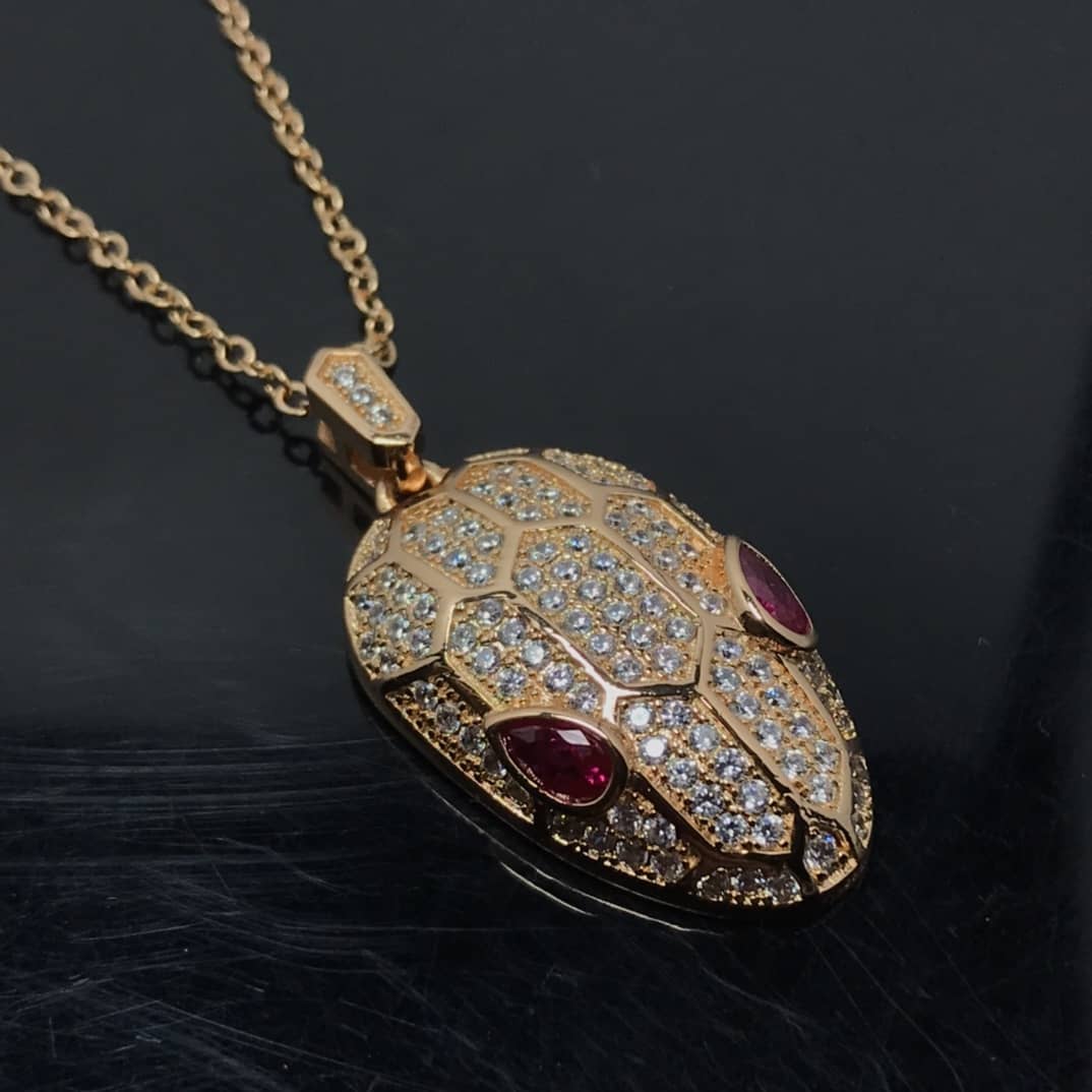 Best Replica Wholesale Bvlgari Logo Necklace - Colareps