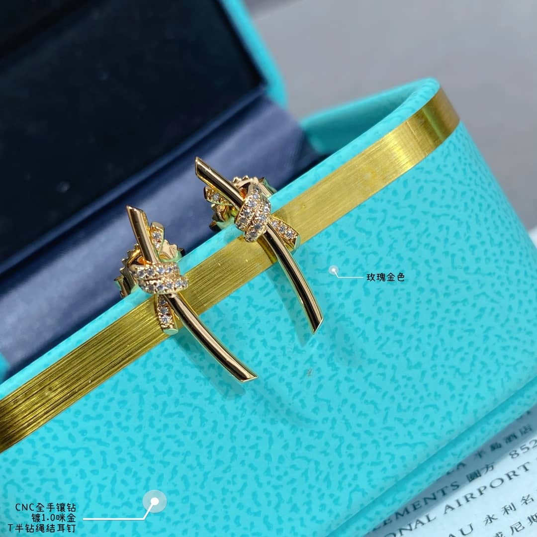 Best Replica Knockoff Tiffany Logo Earring - Colareps