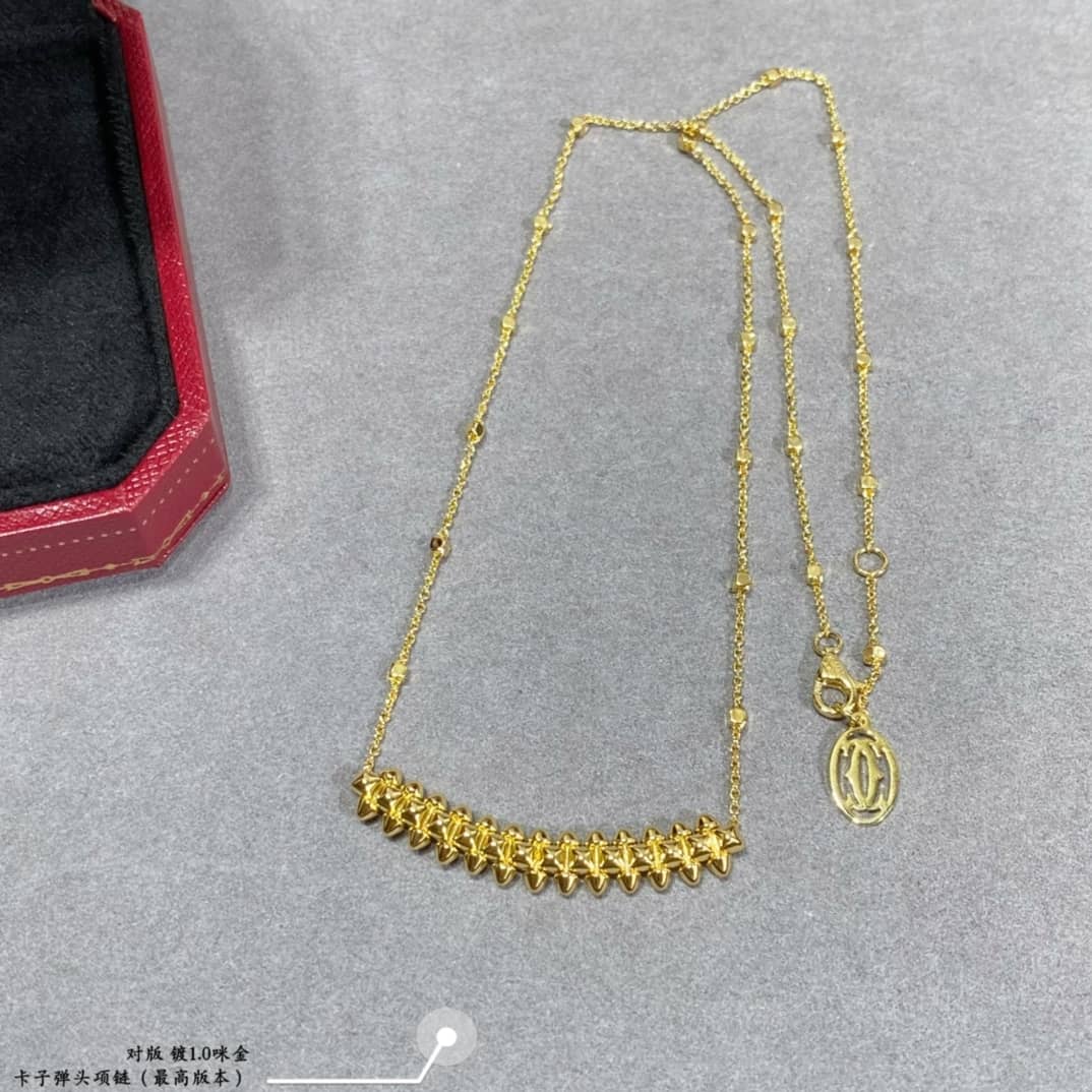 Best Replica Fake Cartier Logo Necklace - Colareps