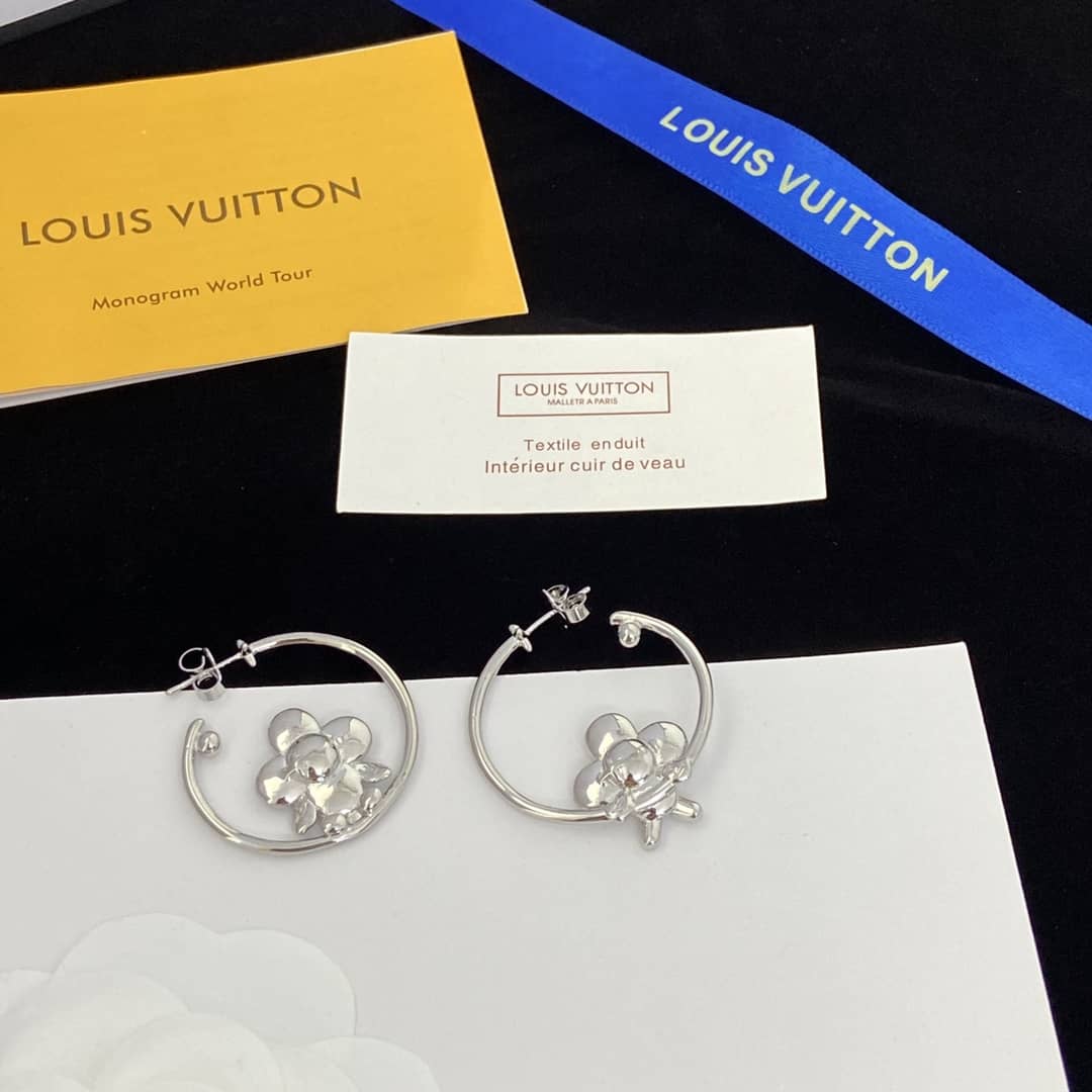 Best Replica LV Hoop Earrings Dupe Logo - Colareps