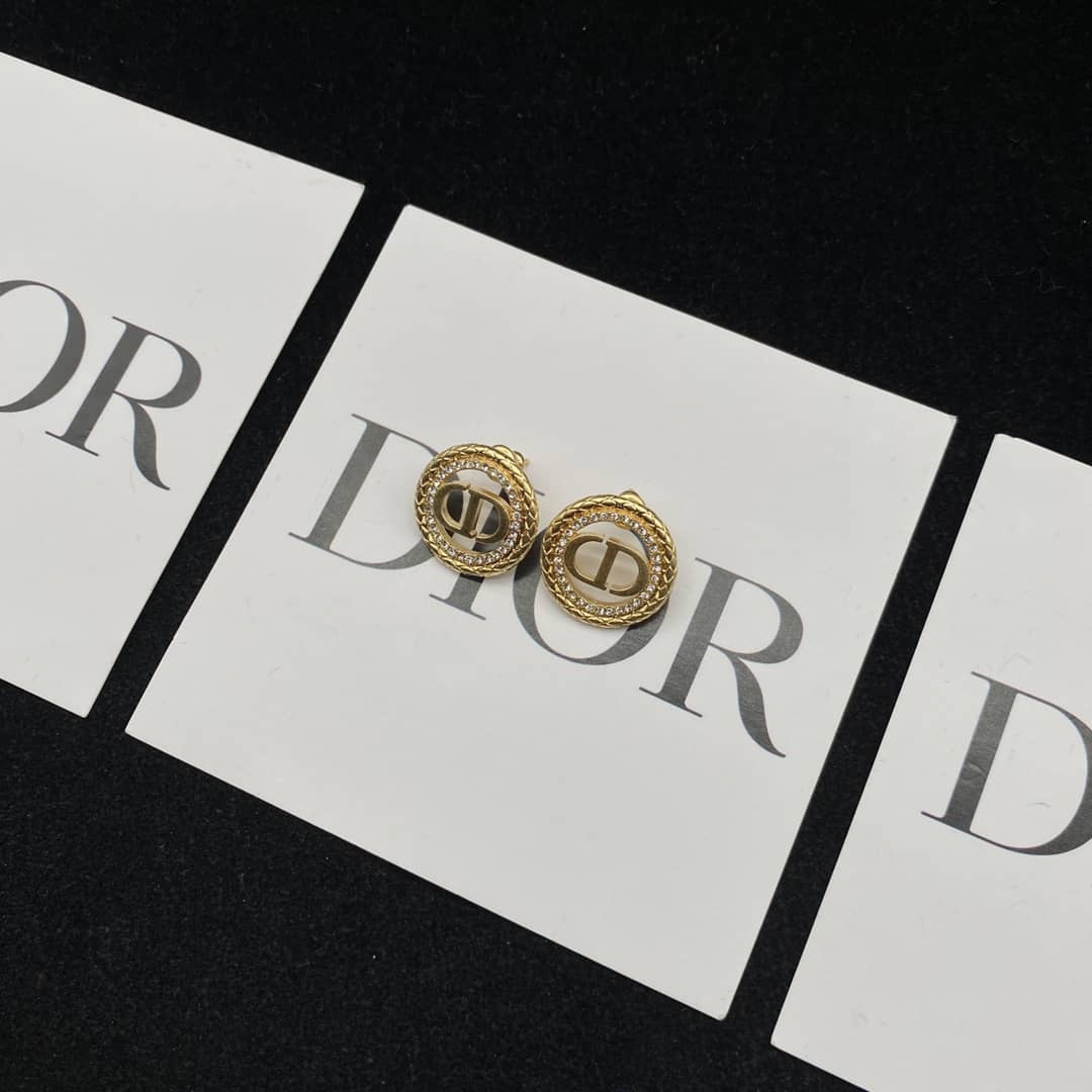 Best Replica Wholesale Christian Dior Logo Earring - Colareps